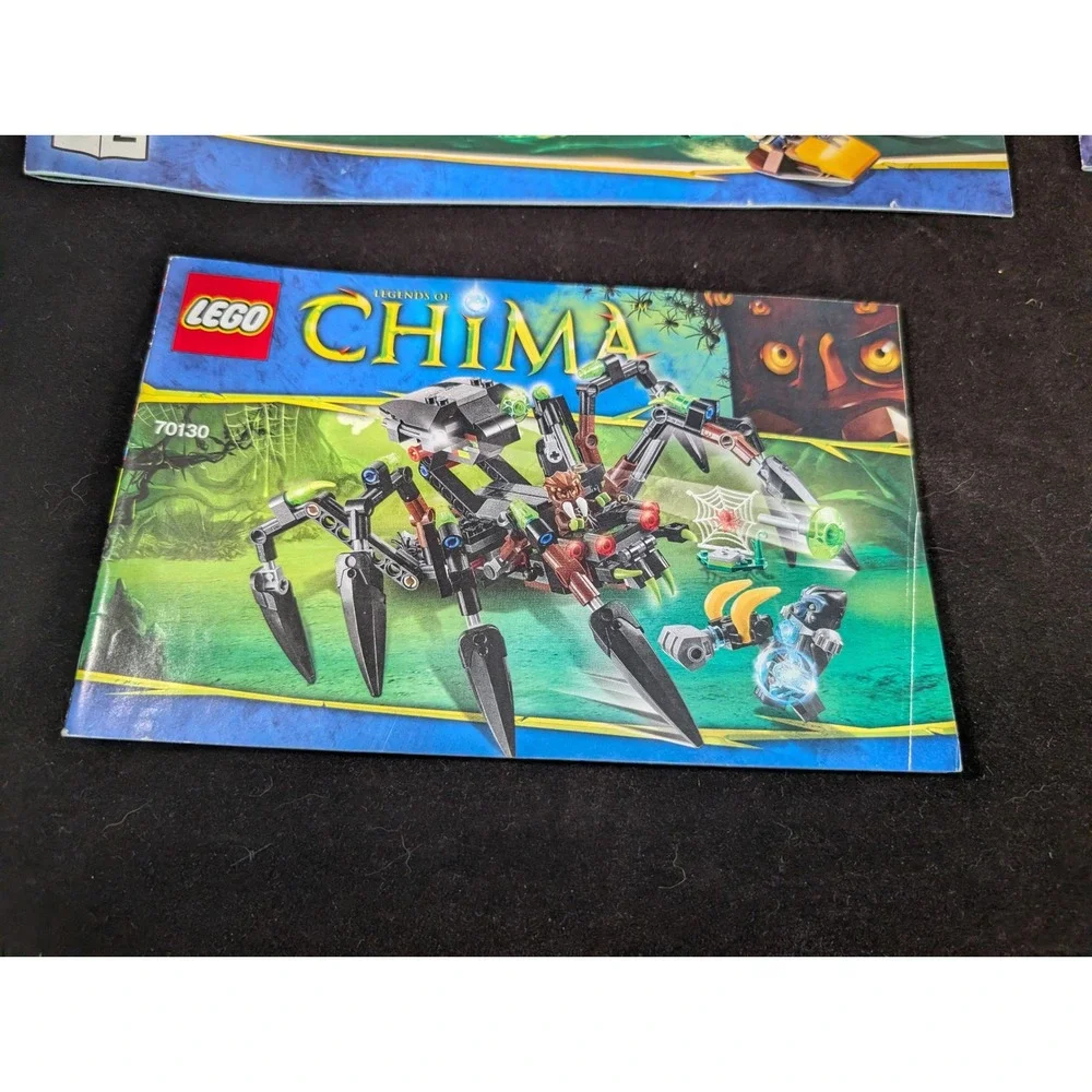 Lego Legends of Chima Instruction Manual Lot 70006 70130 30250 Cragger Sparratus